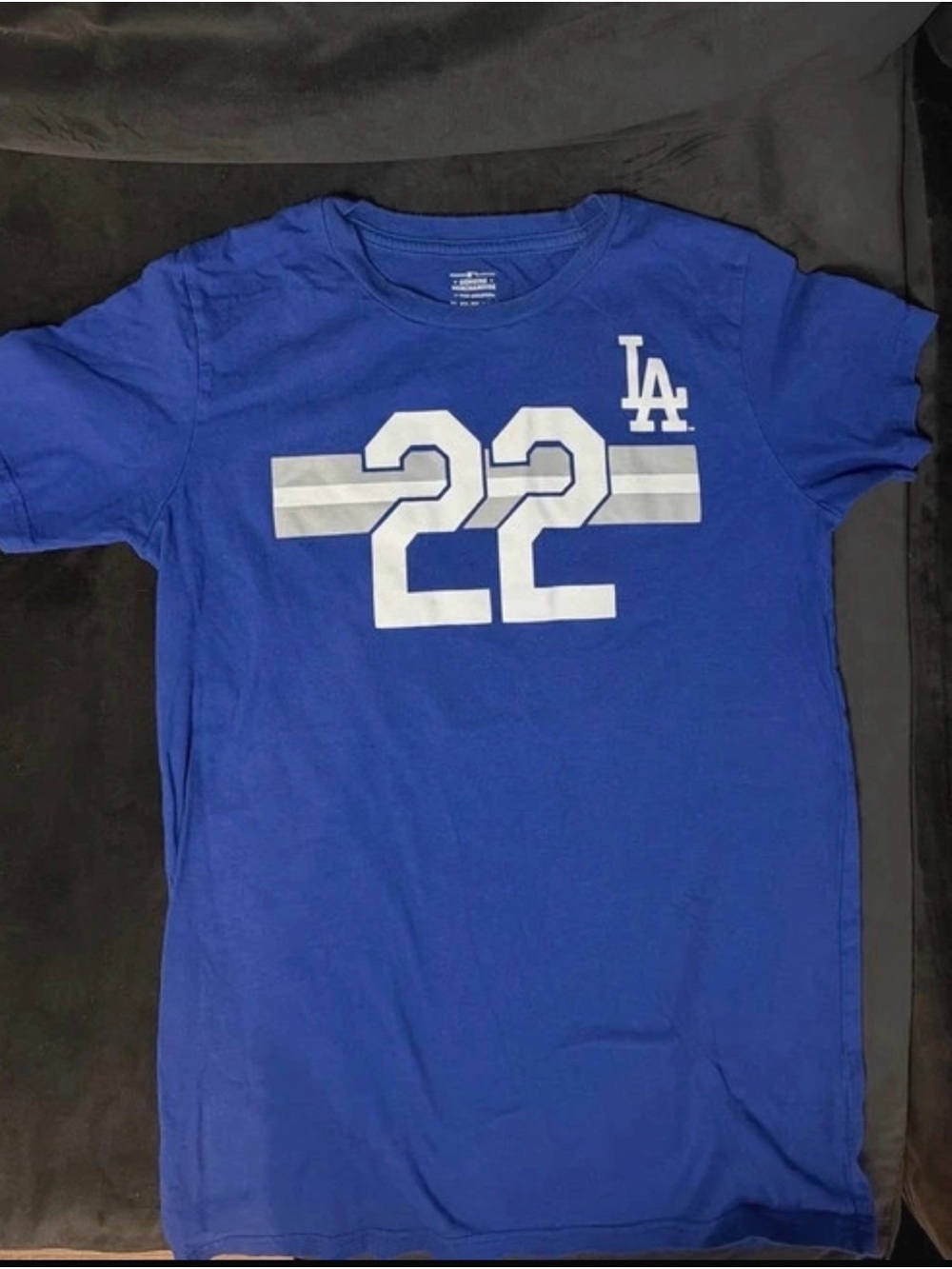 LA Dodgers Kids' Blue Number 22 Graphic Tee